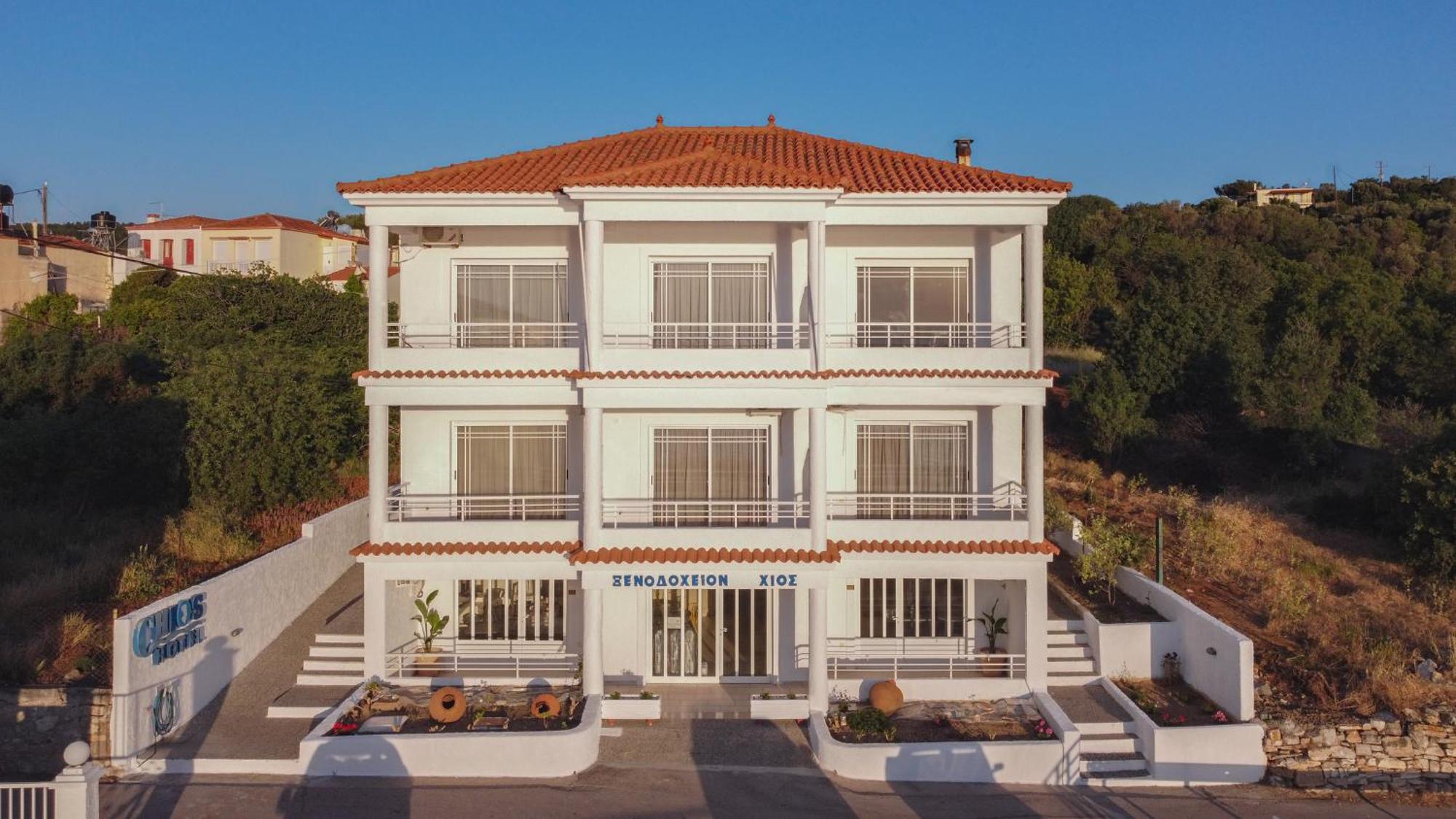 Chios Hotel Katarráktis Dış mekan fotoğraf