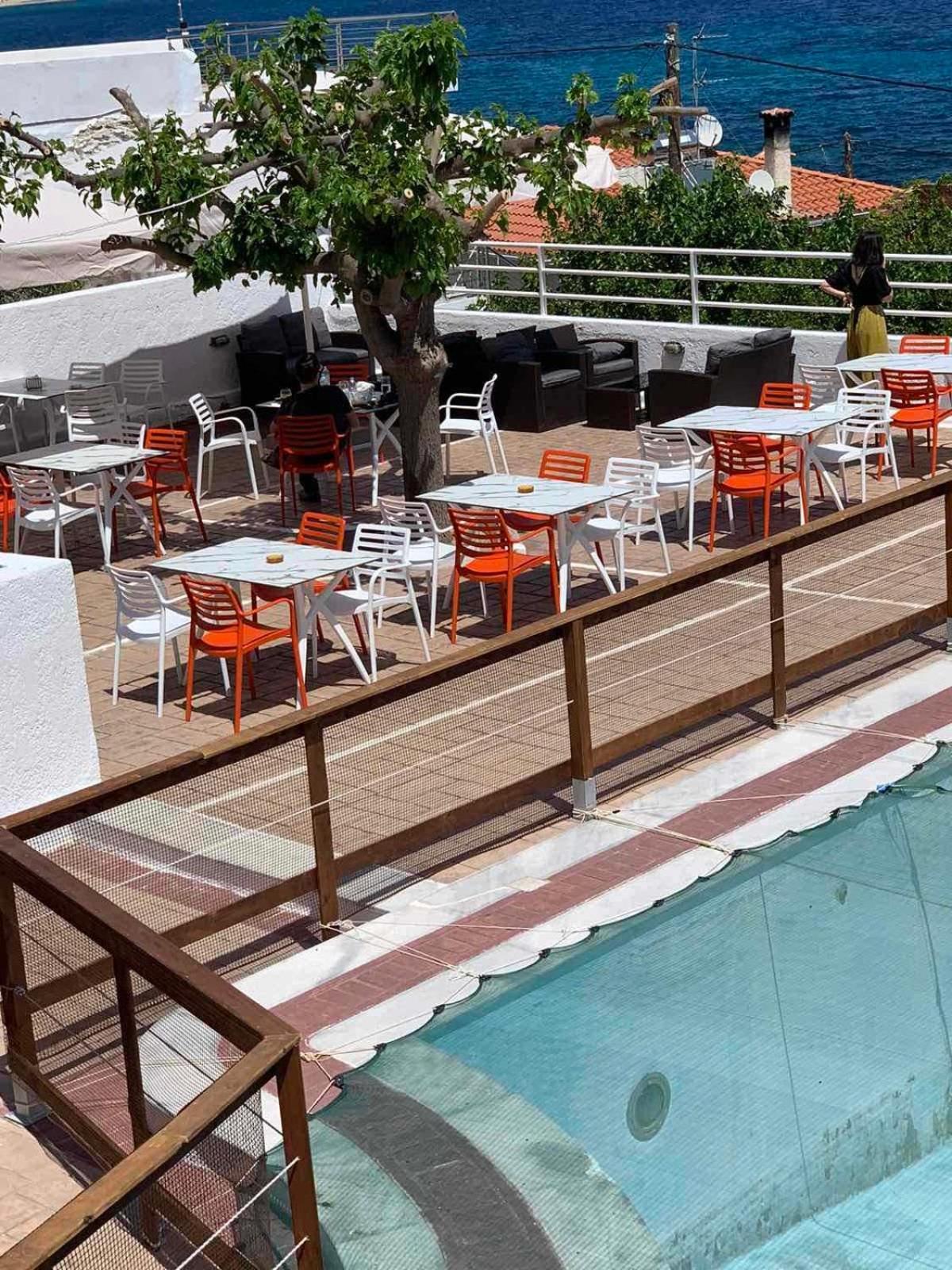 Chios Hotel Katarráktis Dış mekan fotoğraf